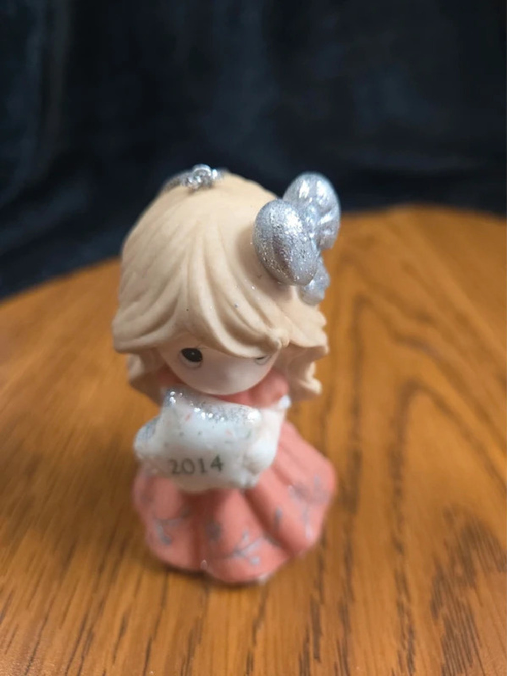 Precious Moments 'May Your Holiday Sparkle' 2014 Porcelain Figurine Ornament